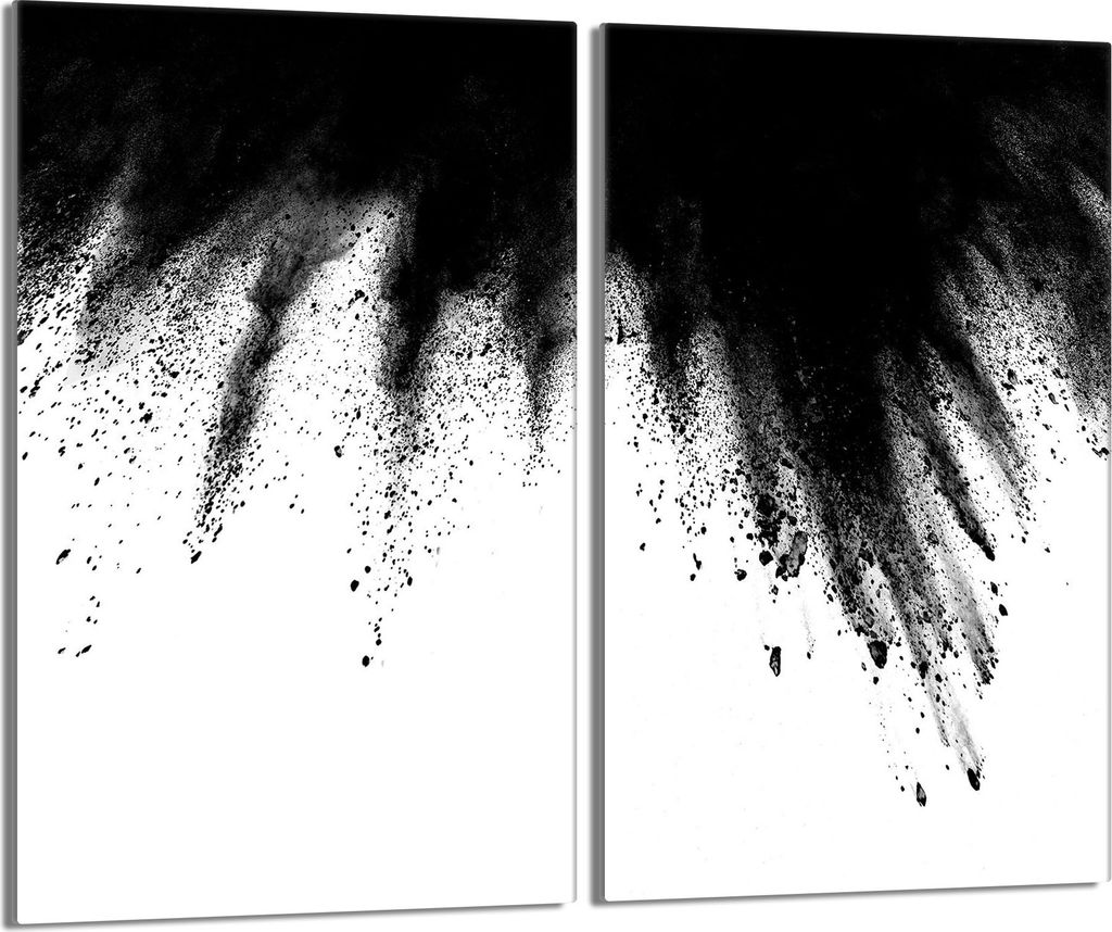Glasschutzplatte für Herd 2x30x52 Explosion