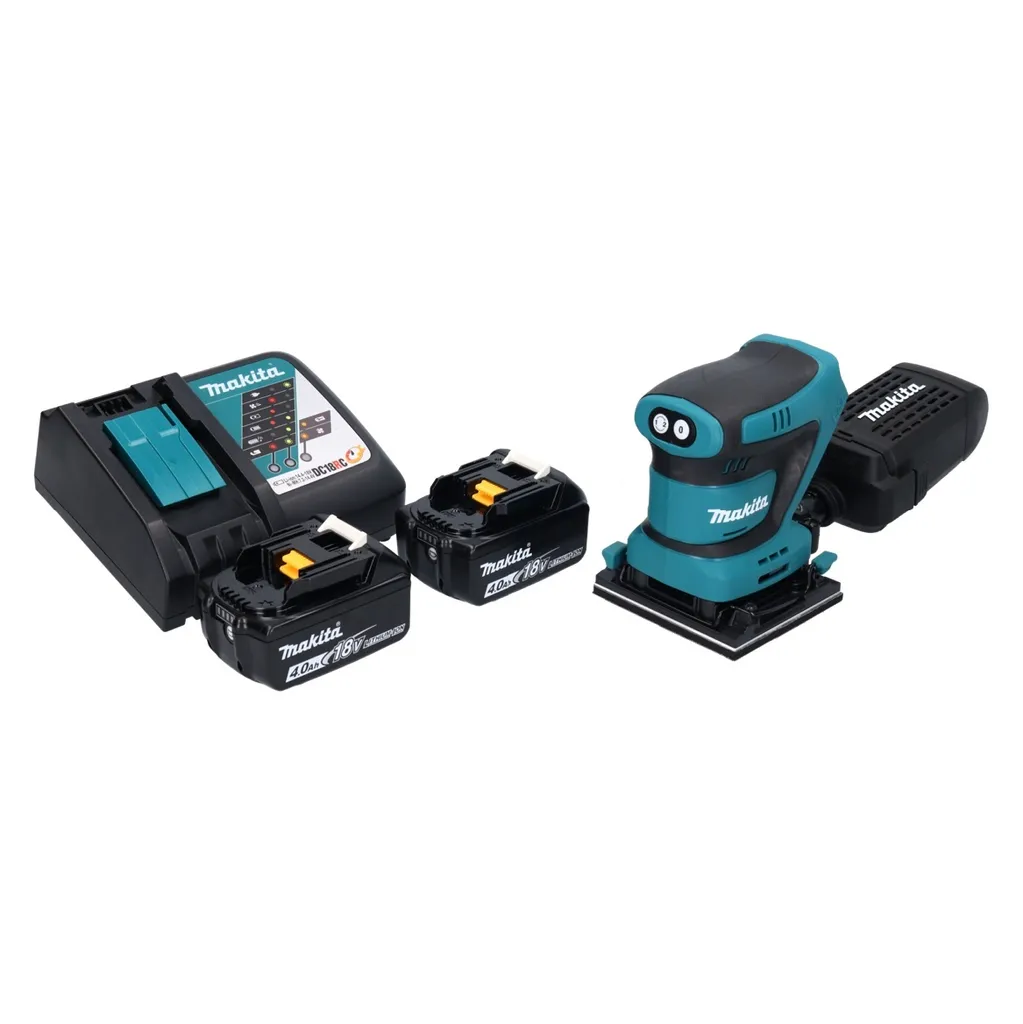 Makita DBO480RM Ponceuse Vibrante sans Fil 18V 112x102mm avec 2 Accus - 2