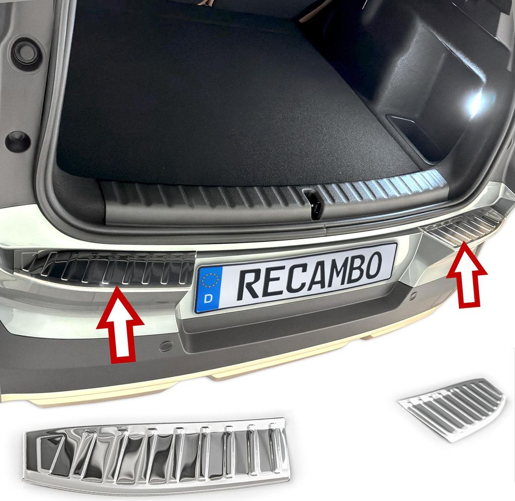 Ladekantenschutz Edelstahl chrom passend für Mini Countryman | U25 | BJ ab 2023>