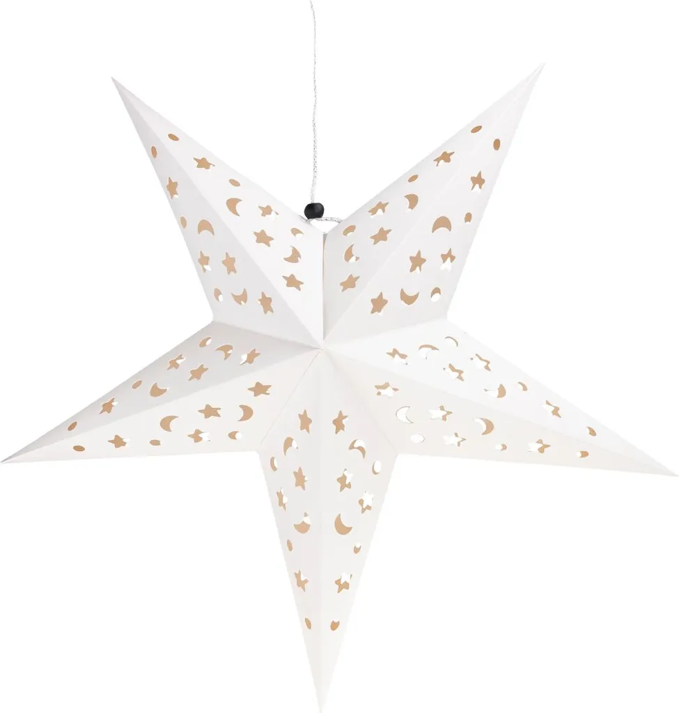 Étoile de Noël en Papier Vitrail pour Décoration de Fenêtre et Salon