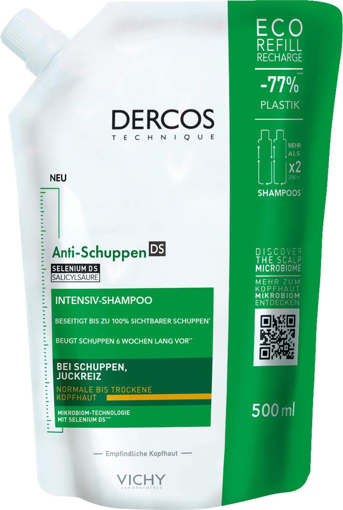 Vichy Dercos Refill Anti-Dandruff Shampoo Dry Hair 500ml Produktbild 12