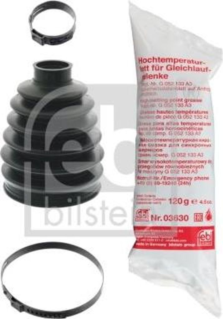 FEBI BILSTEIN 102996 Manschettensatz, Antriebswelle OE 392419538R kompatibel mit Duster, 6, Qashqai, Arkana, Captur, Clio, Kangoo, Megane