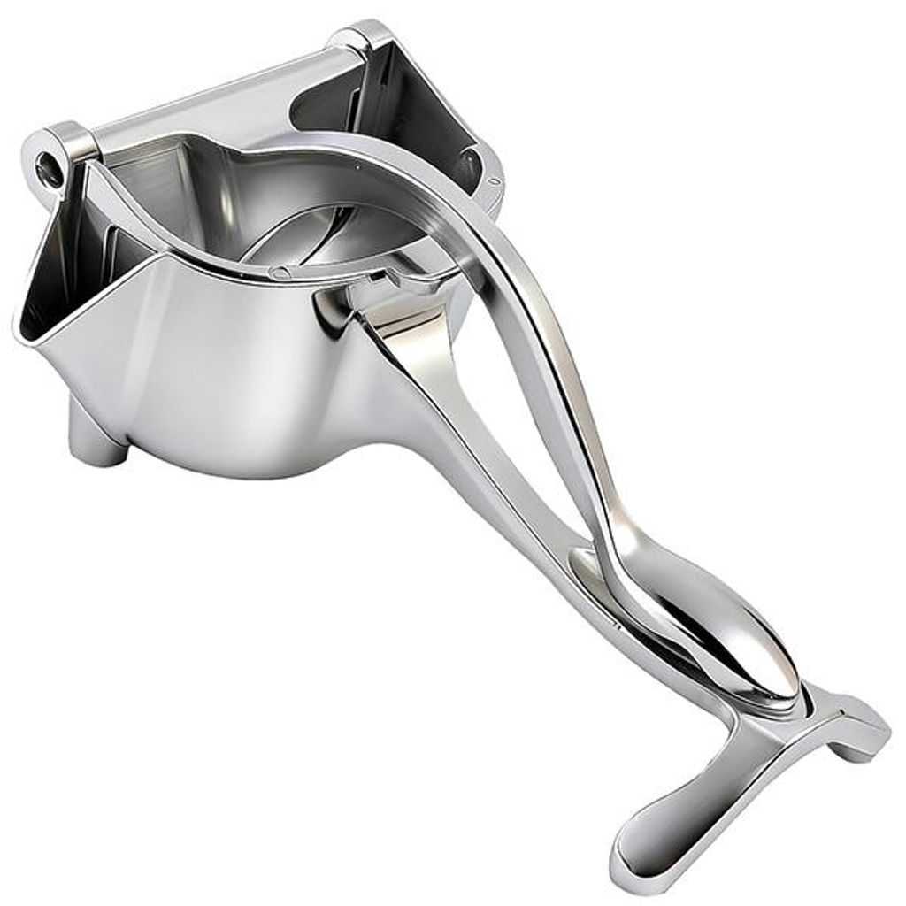 Manuelle Obstpresse aus Aluminium Silber 19 x 9,5 x 8,5 cm Produktbild 