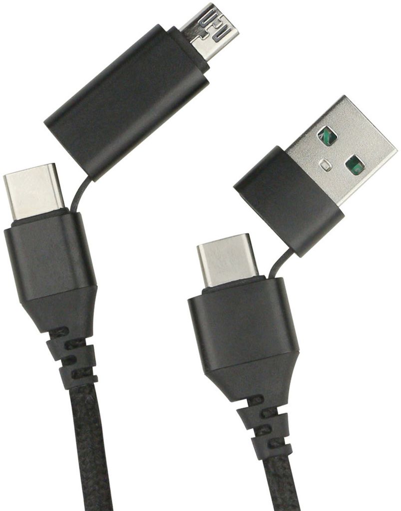 Fontastic "Quattro" Typ-C auf Typ-C mit USB-A & Micro-USB
