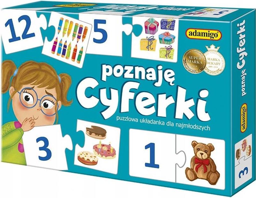 Ich kenne Zahlen Puzzle Spiel 05598