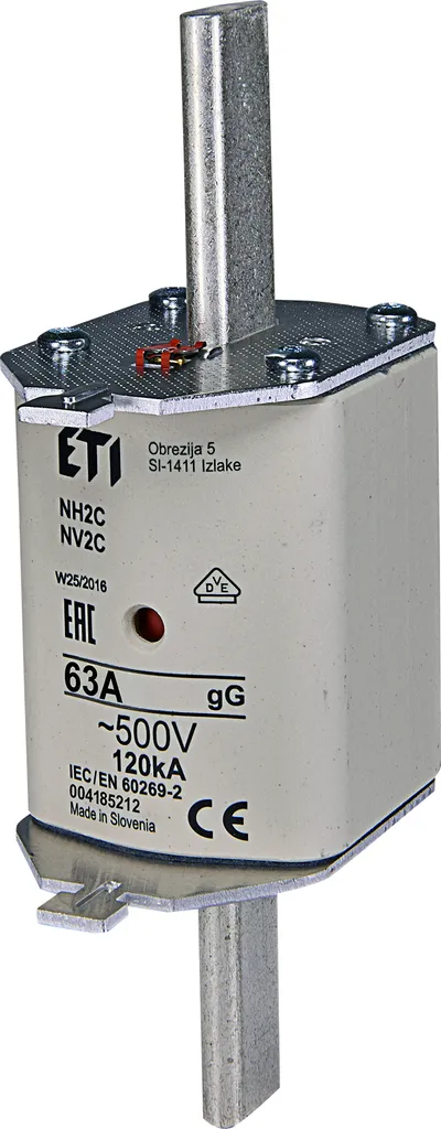 Protection de transformateur : Fusible NH2 gG 200A 500V industriel