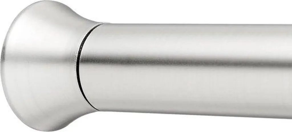 Tringle à rideau de douche réglable nickel de 137 à 229 cm extensible