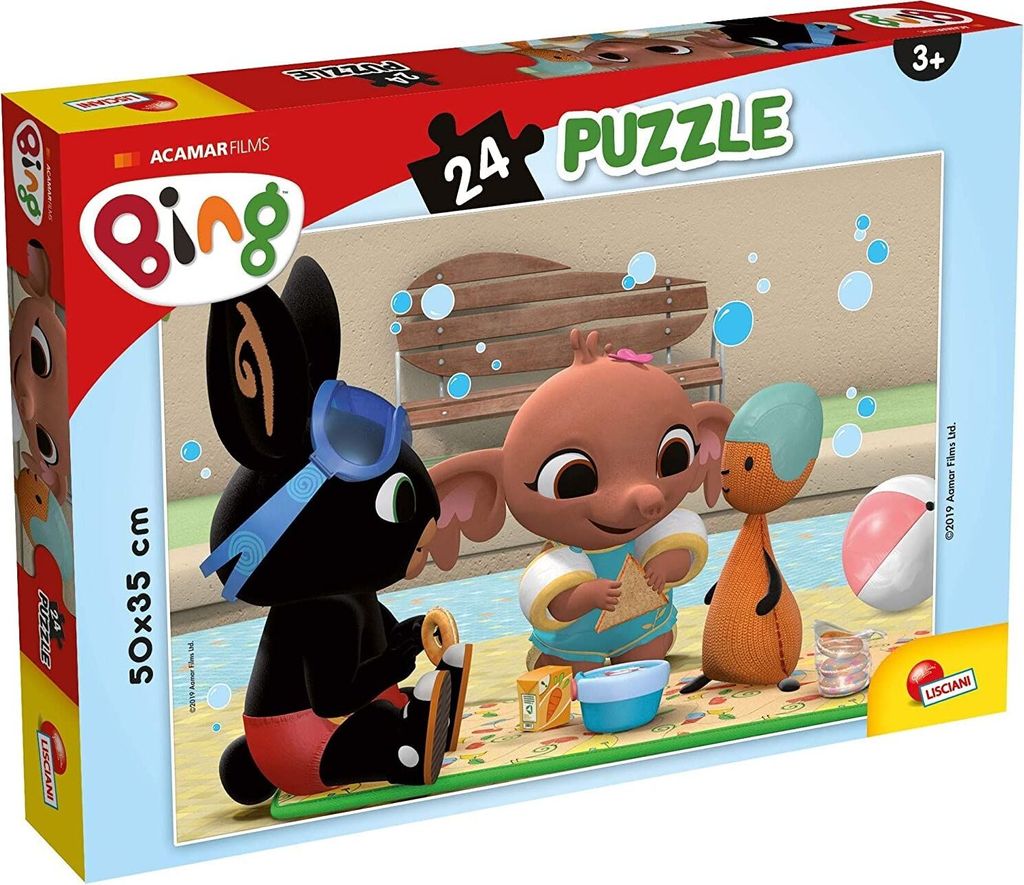 LISCIANI Puzzle Bing: Picknick im Planschbecken 24 Teile