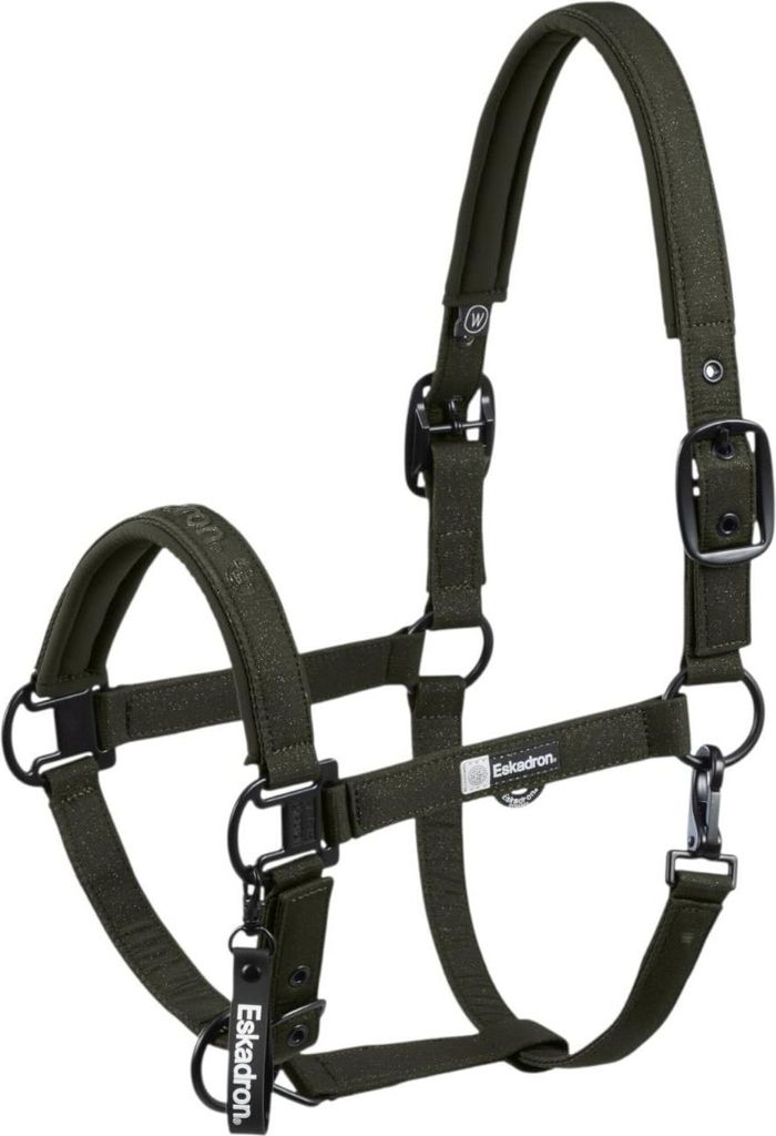 Eskadron Halfter Sparkle Double Pin Dynamic 2025 Stallhalfter Deep Green WE
