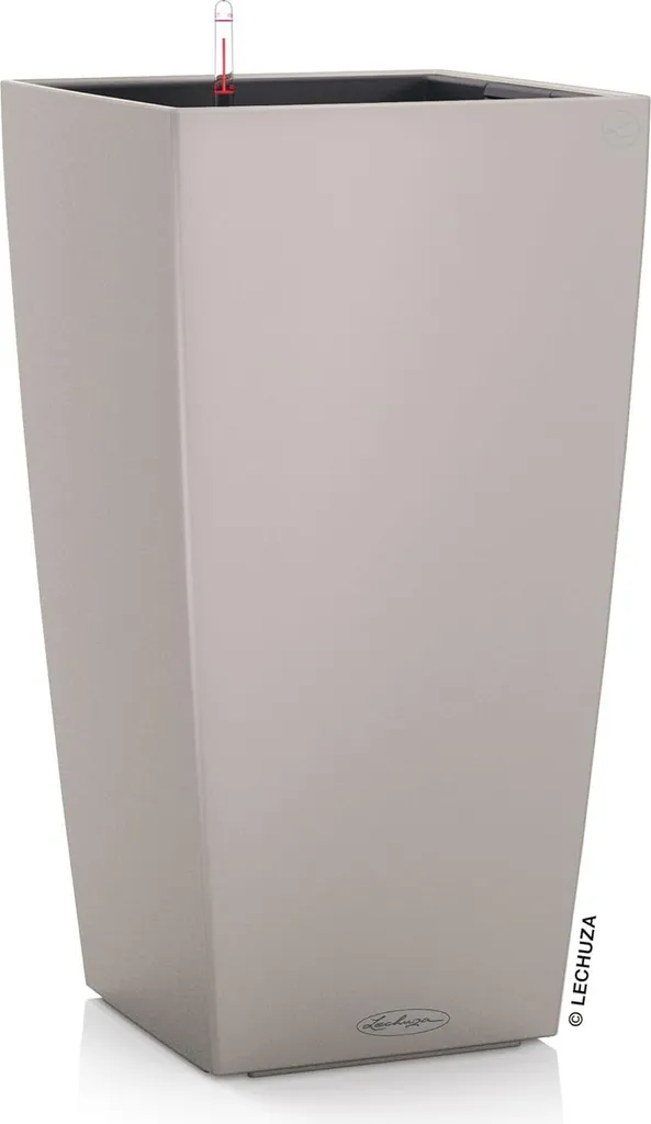 Pot de Fleurs Intérieur CUBICO Brun Sable - Décoration Végétale Zen et Chic