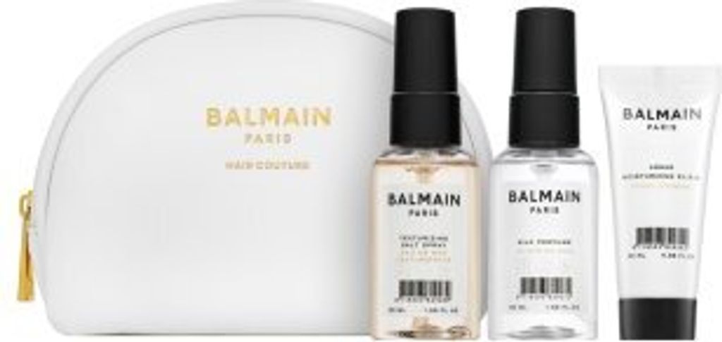 Balmain Hair Couture White Cosmetic Styling Bag Set für alle Haartypen