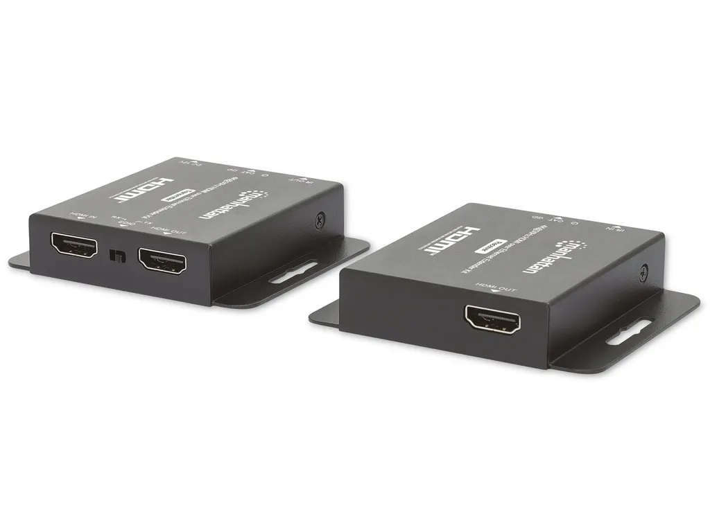 Manhattan Extendeur HDMI 4K via Ethernet RJ45 jusqu'à 40m - Kit Noir