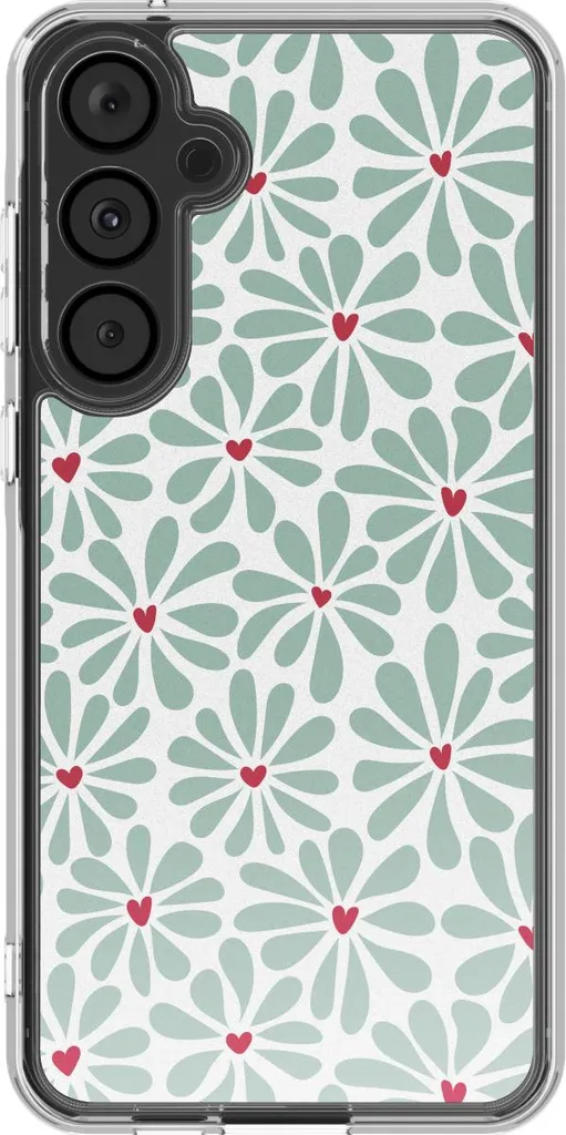 Custodia imoshion Samsung A55 - Bloom Love Sage Green - Protezione TPU