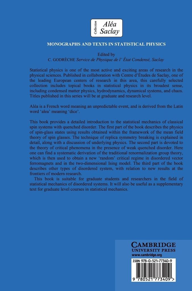 Introduction to the Replica Theory of Disordered Statistical Systems