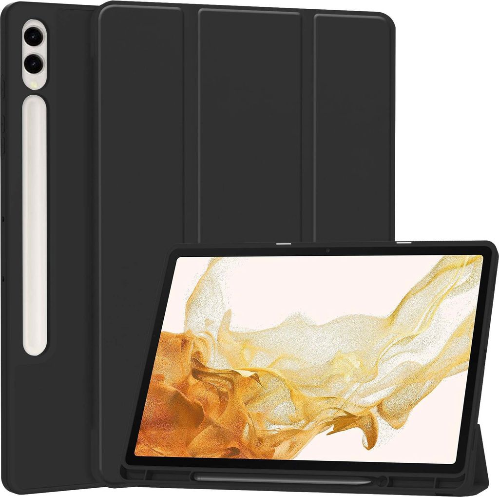 Etui Bizon Case Tab Lizard do Galaxy Tab S10 Plus / S9 Plus, czarne
