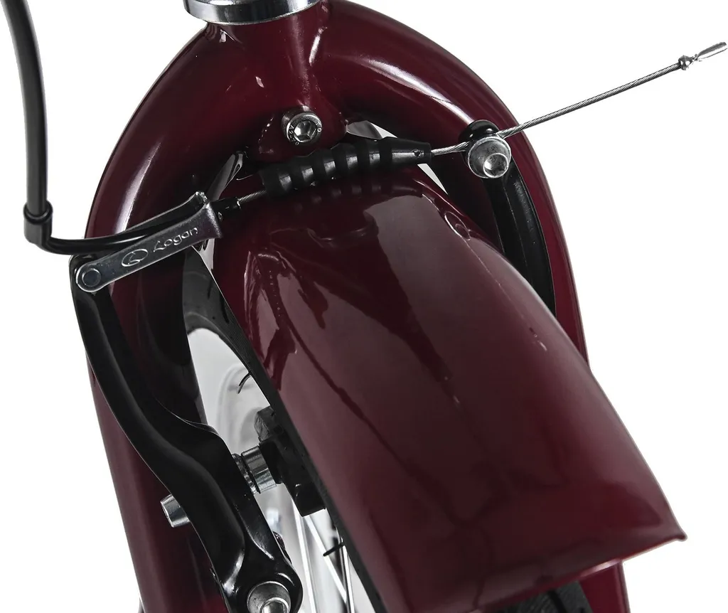 Vélo confortable sans mal de dos DaCapo Beach Cruiser Rouge 26 pouces - 6