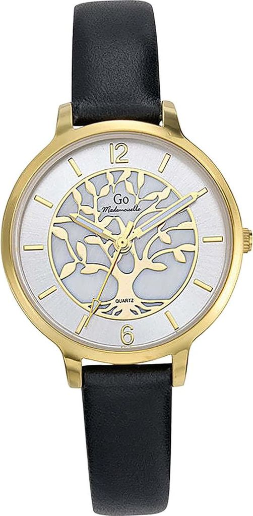 Modische Damen Uhr Girl Only Mademoiselle Quarz Armbanduhr Lebensbaum Motiv Schwarz D2UGO699523