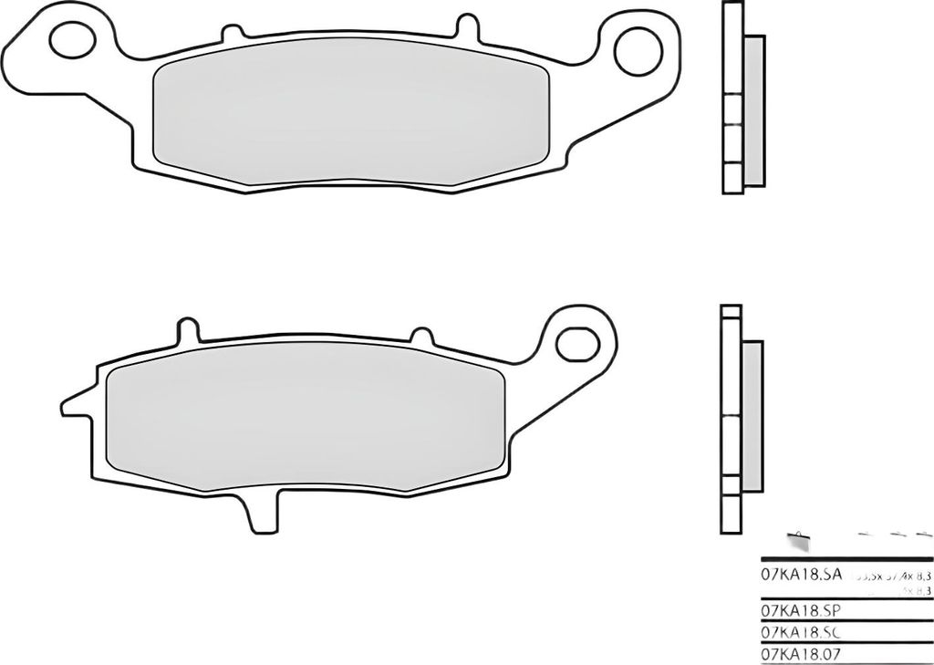 Brembo Bremsbelag Brembo Sa 07Ka18Sa Sinter