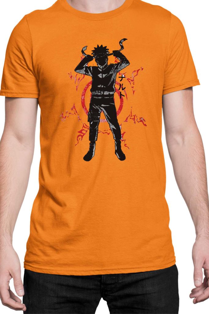 Herren T-Shirt Naruto Naruto 05, Man 3XL / Orange