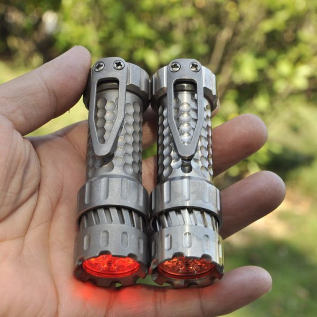 selected-lights Maeerxu MT03 Titan anodisiert Taschenlampe -18350- Nichia 5700K