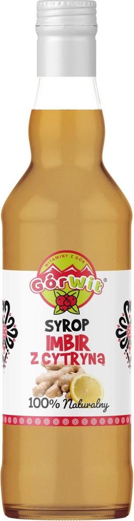 Zázvorový sirup s citrónom 500ml GorWit Obrázok produktu 