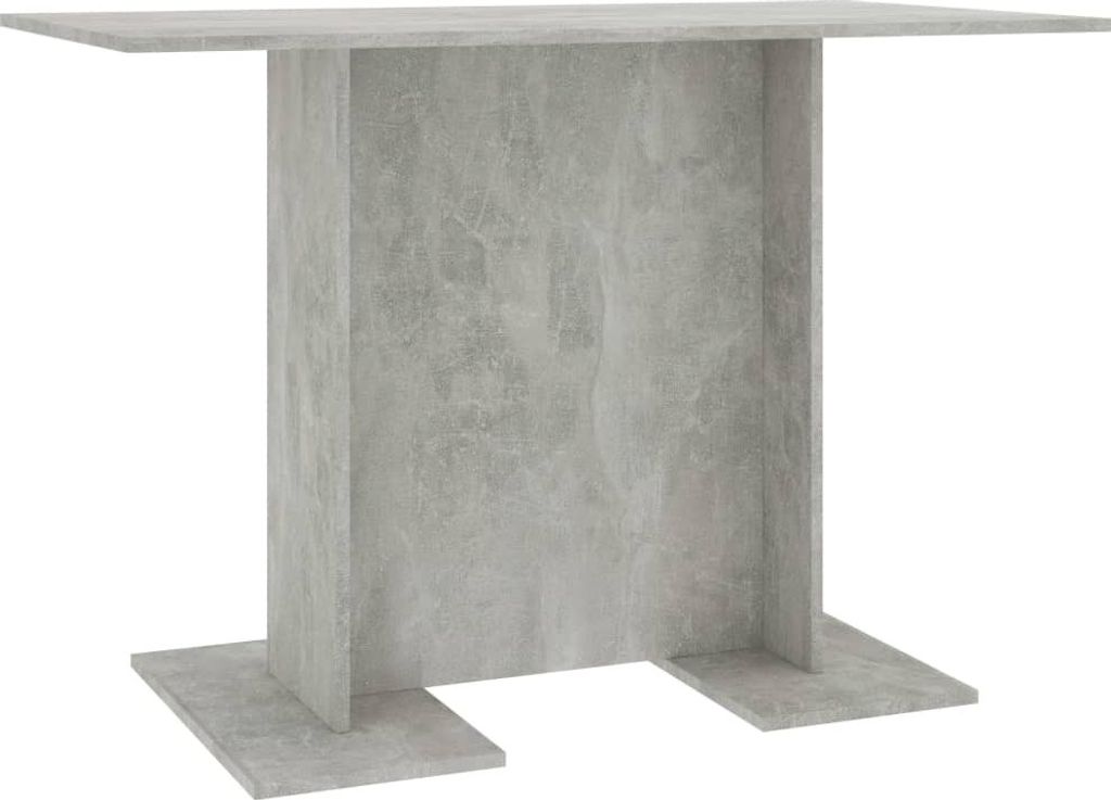 vidaXL Esstisch Betongrau 110x60x75 cm Holzwerkstoff Produktbild 