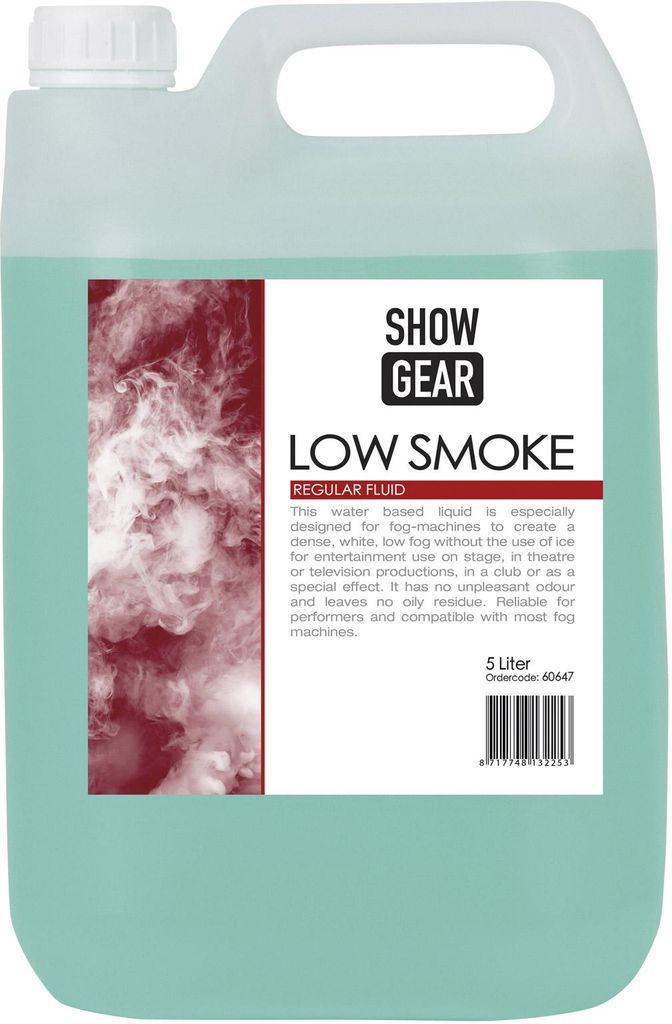 SHOWGEAR Low Smoke Fluid 5 Liter – niedrig schwebender Produktbild 