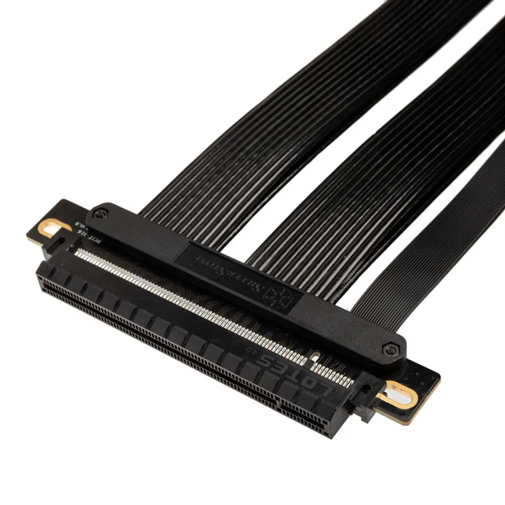 Câble Riser PCI-E 4.0 x16 SilverStone SST-RC05-220 de 220mm Blindé - 5