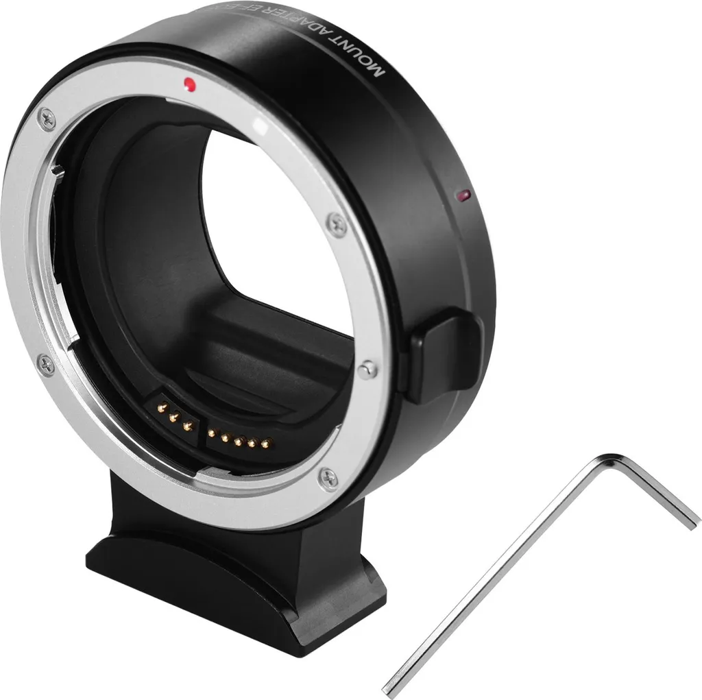 Adaptateur monture RF pour photo et vidéo avec autofocus et pas 1/4