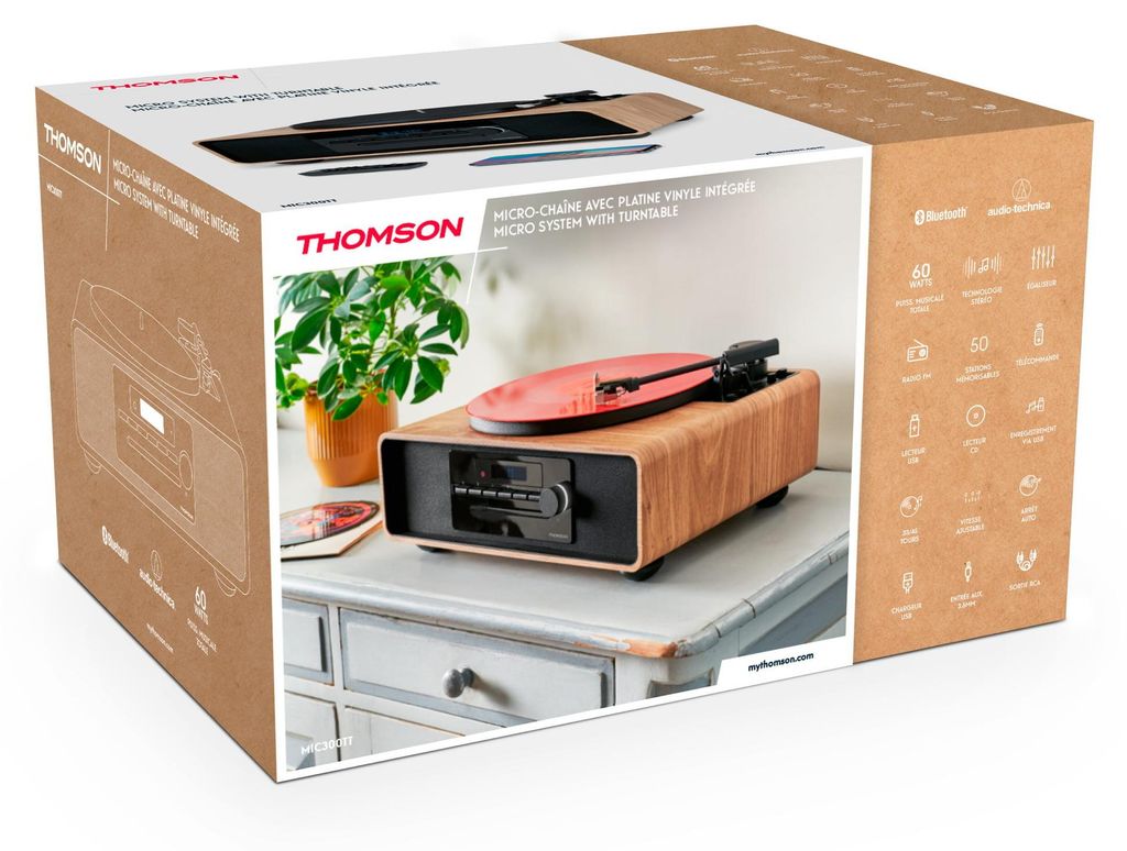 Thomson mic300tt micro chain 60w bluetooth 5.0 z wbudowanym Zdjęcie produktu 