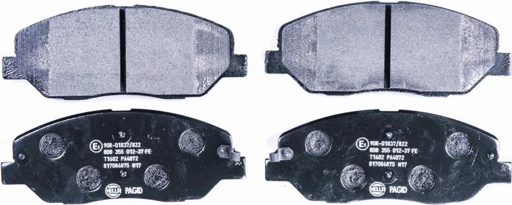 Jeu de Plaquettes de Frein Avant Disque HELLA pour KIA SSANGYONG