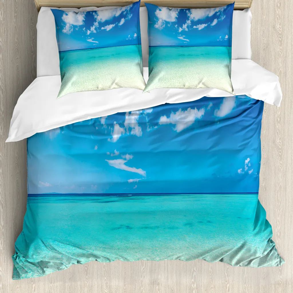 Set Letto Matrimoniale Estivo ABAKUHAUS Spiaggia da Sogno HD