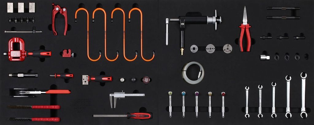 KS Tools MODULO Systemeinlagen-Satz für Bremse, 51-tlg, 440.9051