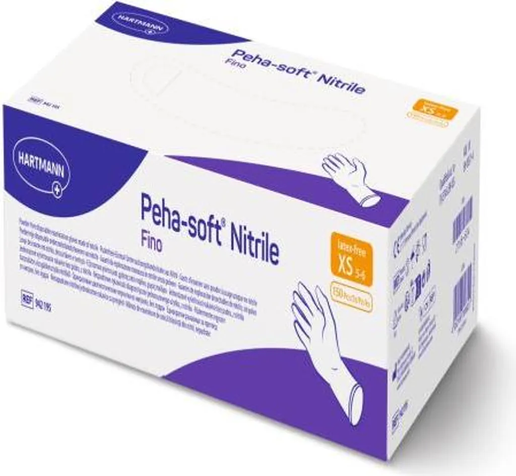 Guanti Peha-Soft Nitrile Fino XS Viola | Comfort 150pz per Tatuatori
