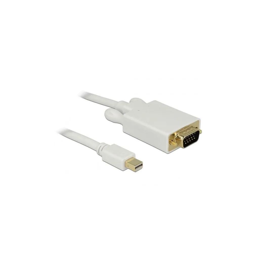 Delock Cavo Mini DisplayPort a VGA 1m | Connettori Dorati | Full HD