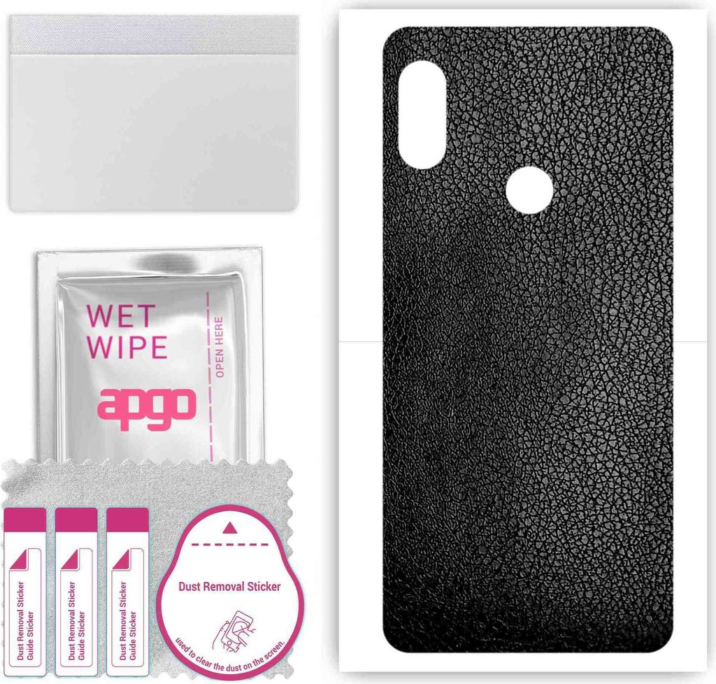 apgo Rückseite Schutzfolie, Skin, kompatibel mit Xiaomi Redmi Note 5 Pro, Hinten Displayschutzfolie aus Vinylfolie, kratzfest, einfache Montage - ...