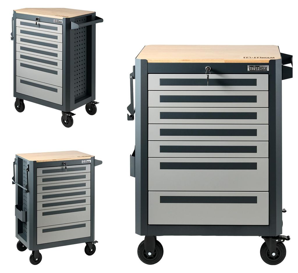 Werkstattwagen 99x82 cm Werkzeugwagen 7 Schubladen mit Produktbild 
