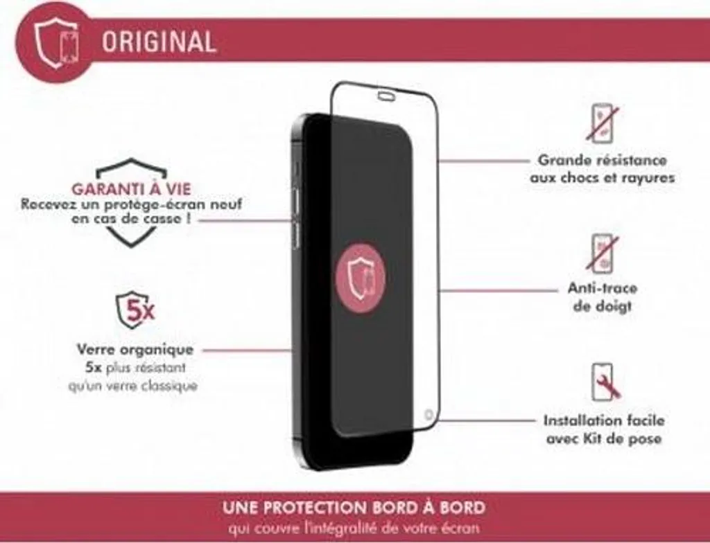 Force Glass Originale iPhone 12 Mini | Vetro Organico 5x Resistente