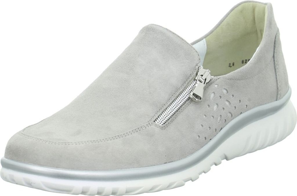 Semler Damenschuhe Halbschuhe Bequem Slipper Grau Freizeit, Schuhgröße:EUR 41.5 | UK 7.5