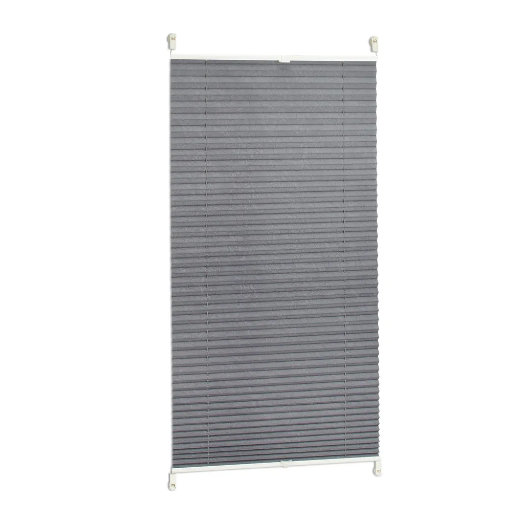 Relaxdays lot de 2 stores plissés gris 60x130 cm montage sans perçage - 9