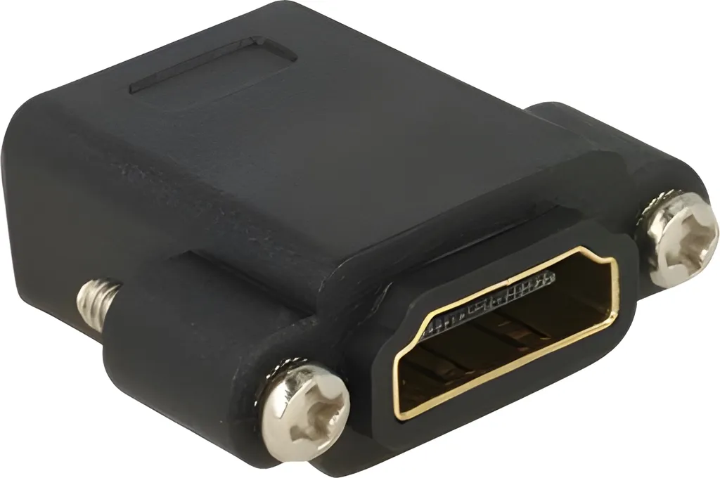 Adaptateur HDMI Femelle pour Éviter l'Usure des Ports sur Écrans et Racks