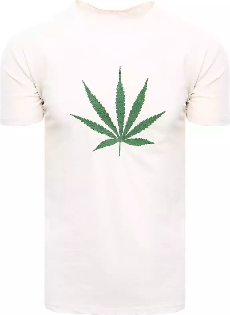 Dstreet Herren-T-Shirt mit Aufdruck Ukomi weiß XL