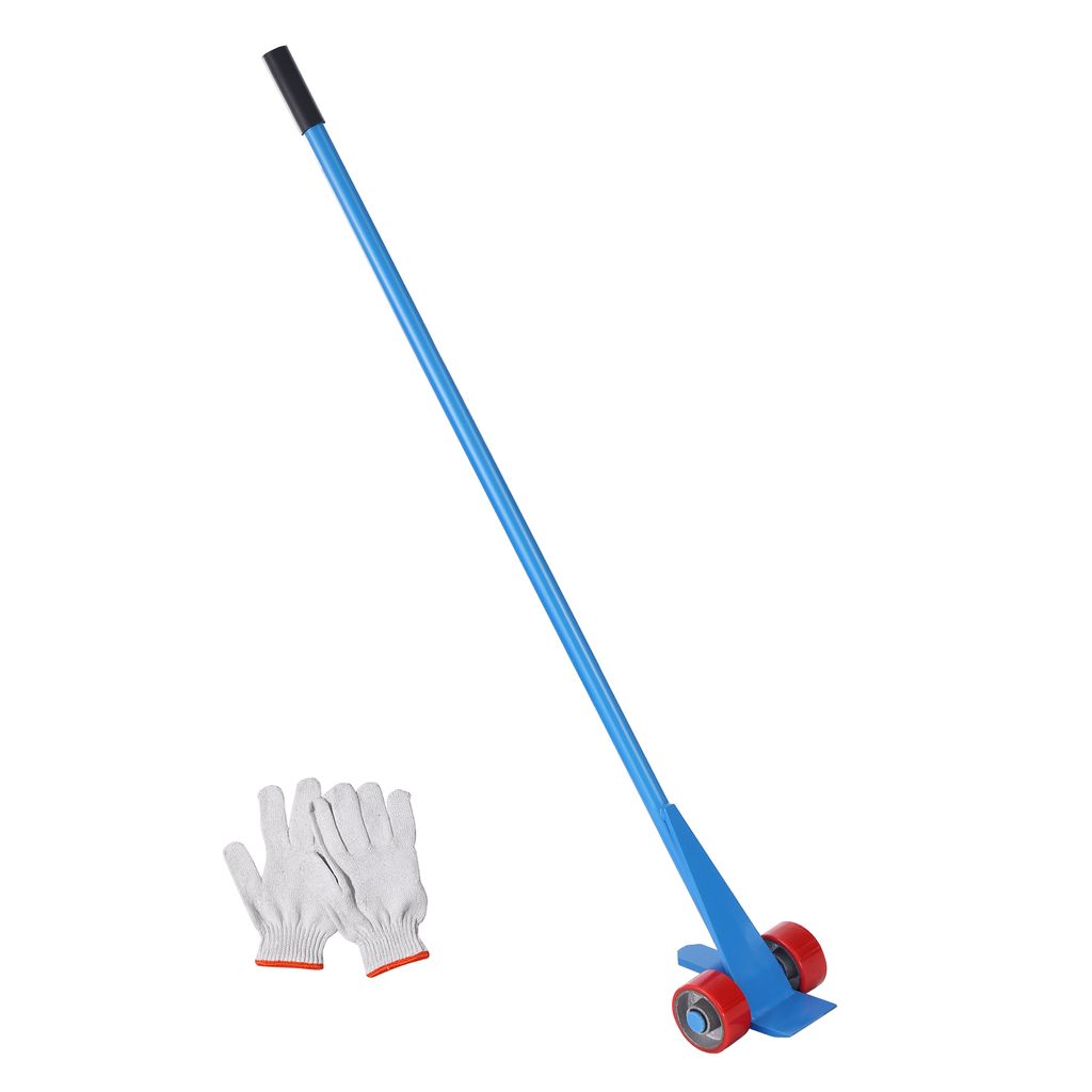 VEVOR Hebelstangen mit Rollen 152,4cm Palettenbrecher 4 Tonnen Tragfähigkeit Brechstangen Q235 Kohlenstoffstahl Abbruch-& Hebelstange Lattenheber ...