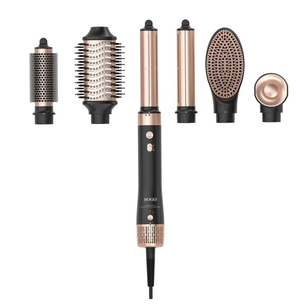 Sèche-cheveux compact pour brushing rapide Sogo 1200W avec prise EU