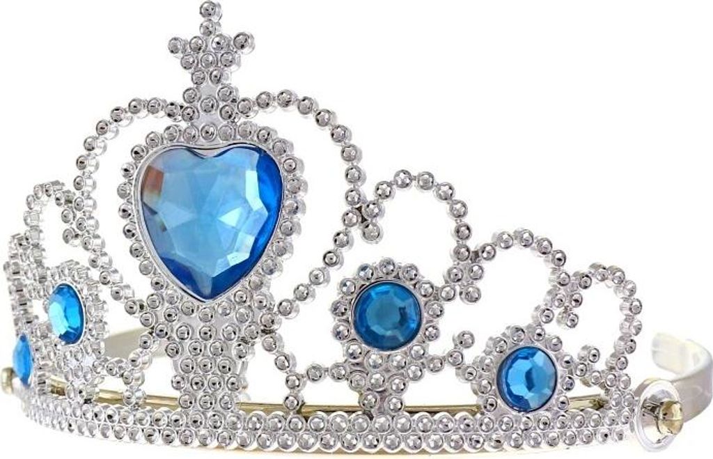 Princezná tiara s modrými kameňmi Obrázok produktu 