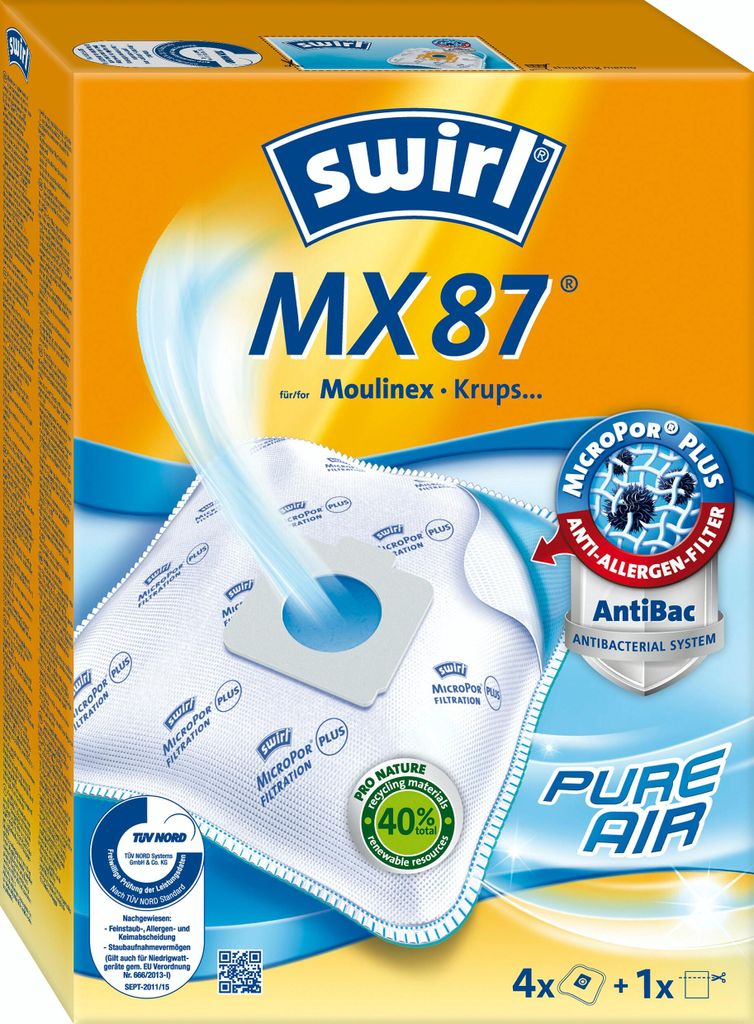 Swirl MX 87, Blau, Weiß, Gelb, 4 Stück(e), 1 Stück(e) Produktbild 