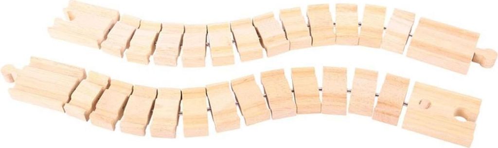 Bigjigs Rail Binario articolato 2 pezzi Immagine del prodotto 