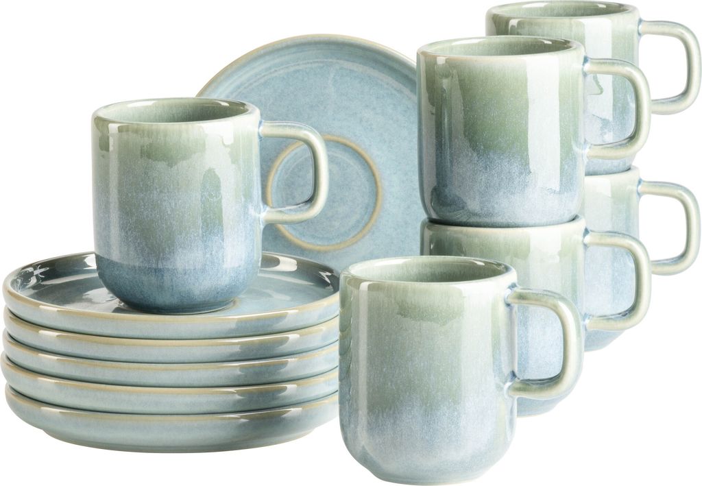 Espressotassen-Set, Steinzeug Espressotassen-Set, Steinzeug Produktbild 