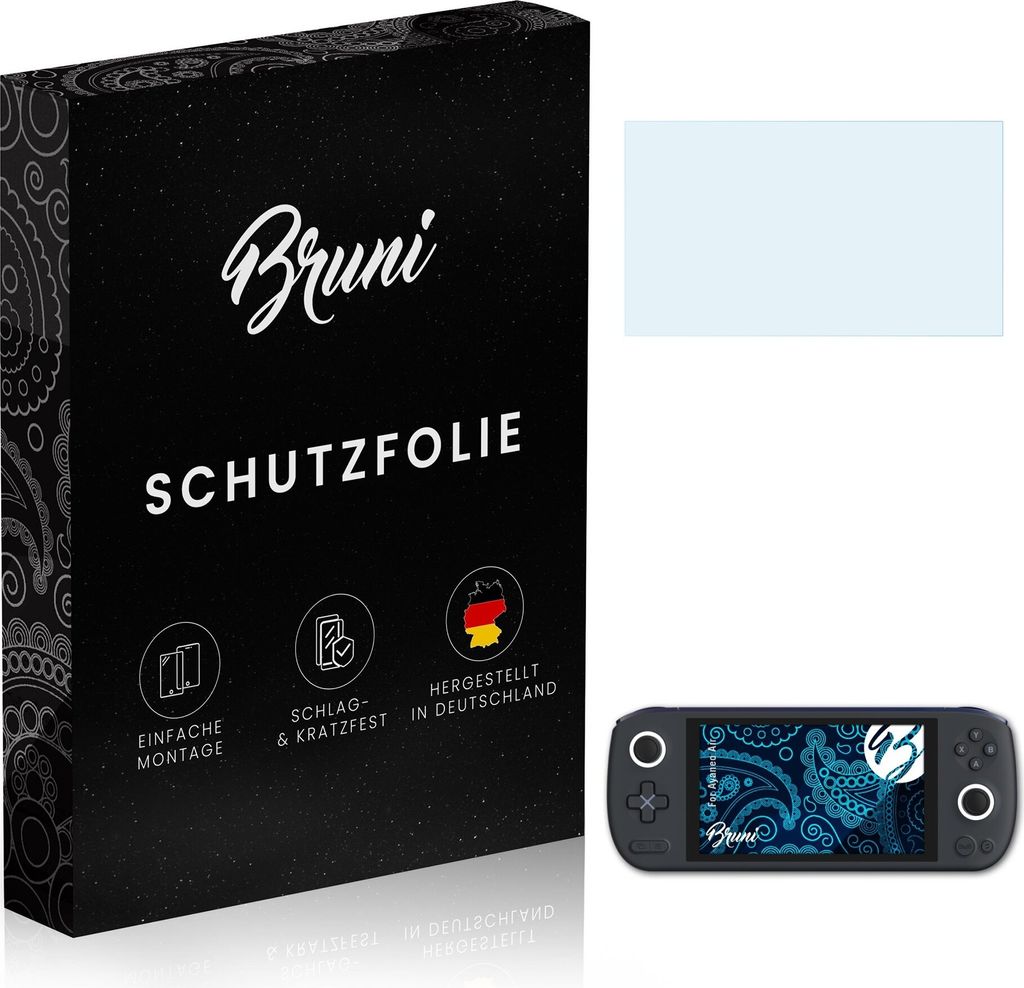 Bruni Basics-Clear 2x Schutzfolie kompatibel mit Ayaneo Air Folie