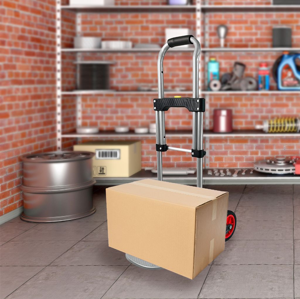 XMTECH hliníkový vozík na vrecia skladací 80 kg, prepravný Obrázok produktu 7